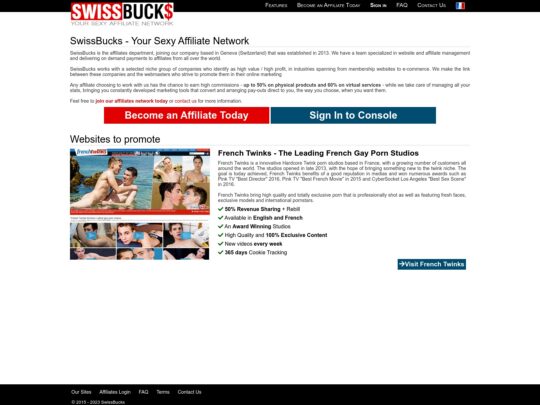 SwissBucks review, a site that is one of many popular European Affiliate Programs