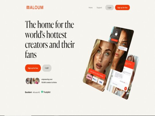 Maloum review, a site that is one of many popular Adult Fan Creator Platforms