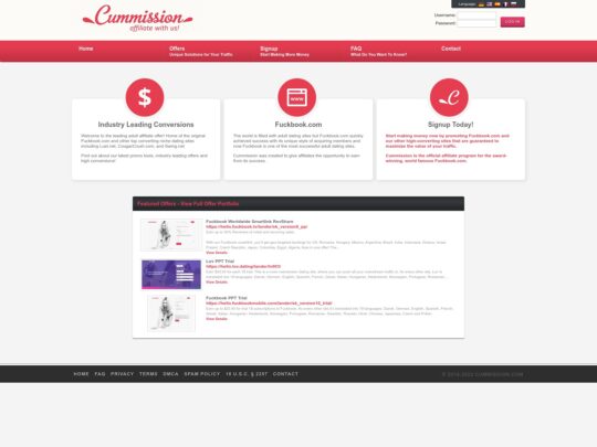 Cummission review, a site that is one of many popular Dating Affiliate Programs